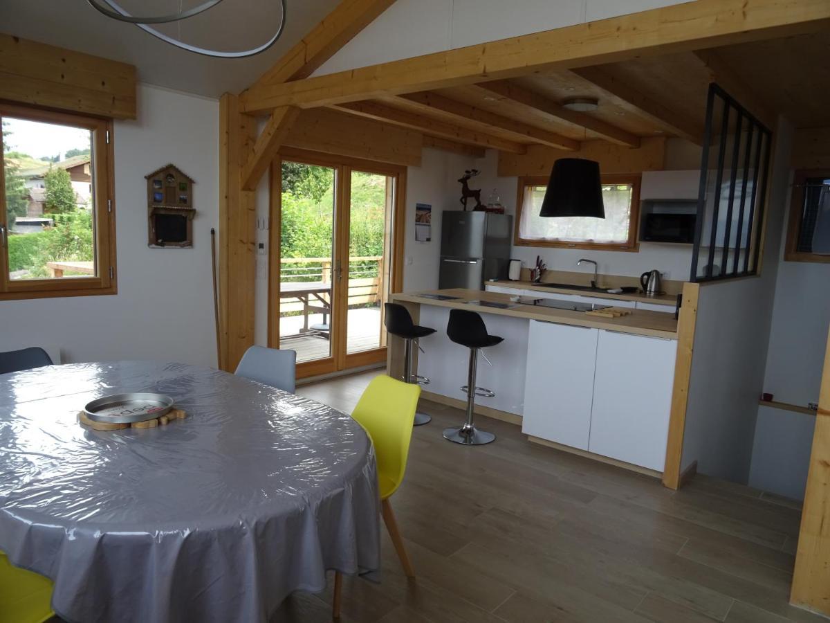 Chalet Neuf 6 Personnes Mont-Saxonnex Exterior photo