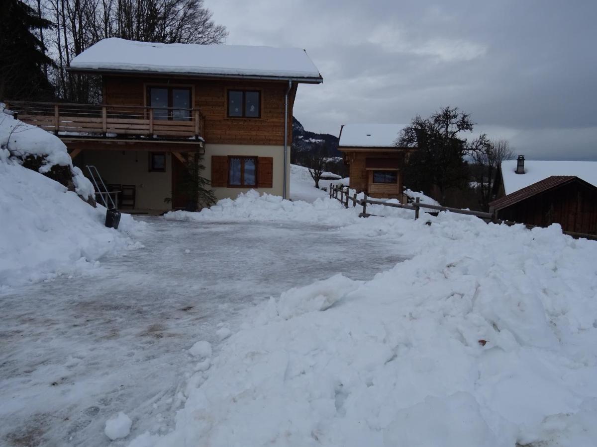 Chalet Neuf 6 Personnes Mont-Saxonnex Exterior photo